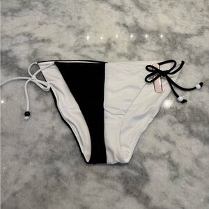 Victoria's Secret Black and White Bikini Bottom